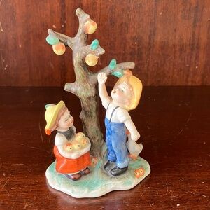 Vintage Goebel Figurine of Children Picking Apples “Kinderland”